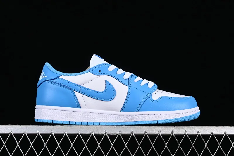 All categories Air Jordan Jordan series basketball shoes Air Jordan 1 Low G version pure original Nk SB x Air Jordan 1 Low AJ1 Joe 1 joint North Carolina blue full head layer low-top basketball shoes CJ7891-401